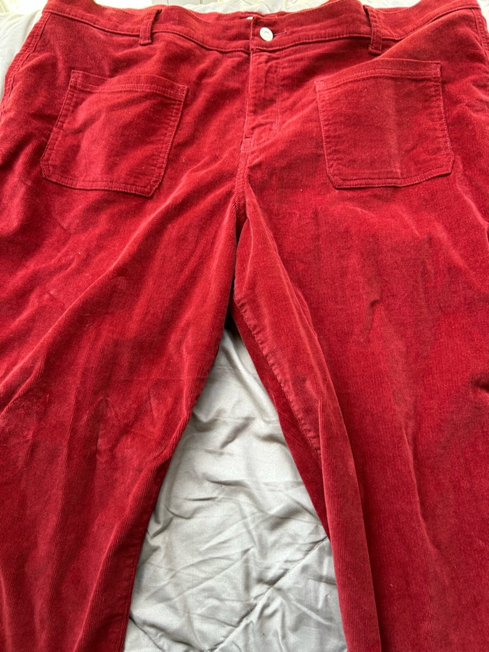 💚3/$25 Wonderly Rust orange 18w Corduroy Trousers